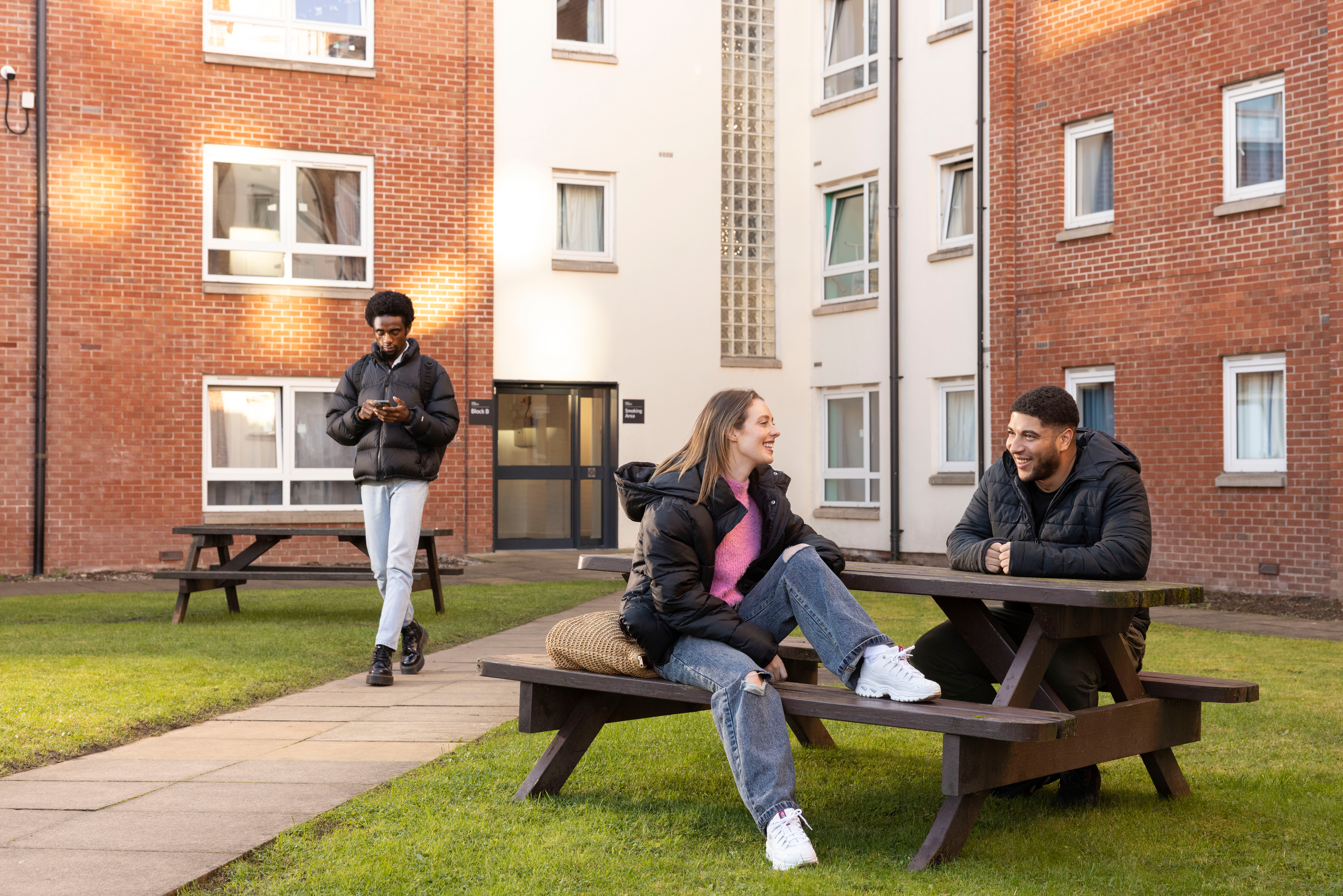 Courtyard at Brook Hall