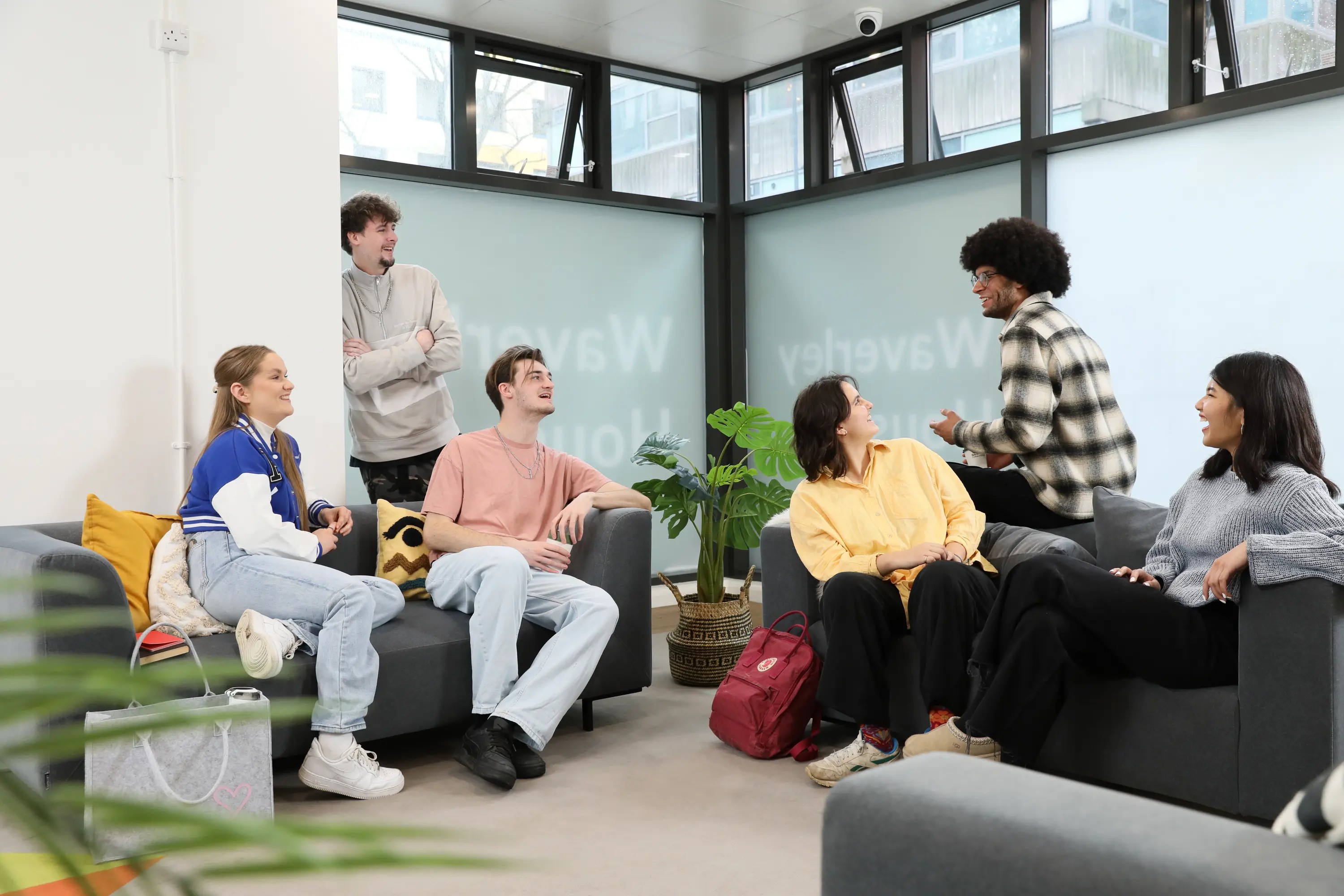 Students in common room