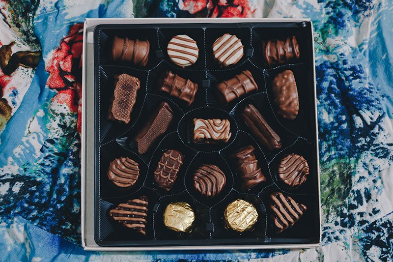 Photo of a box of chocolates