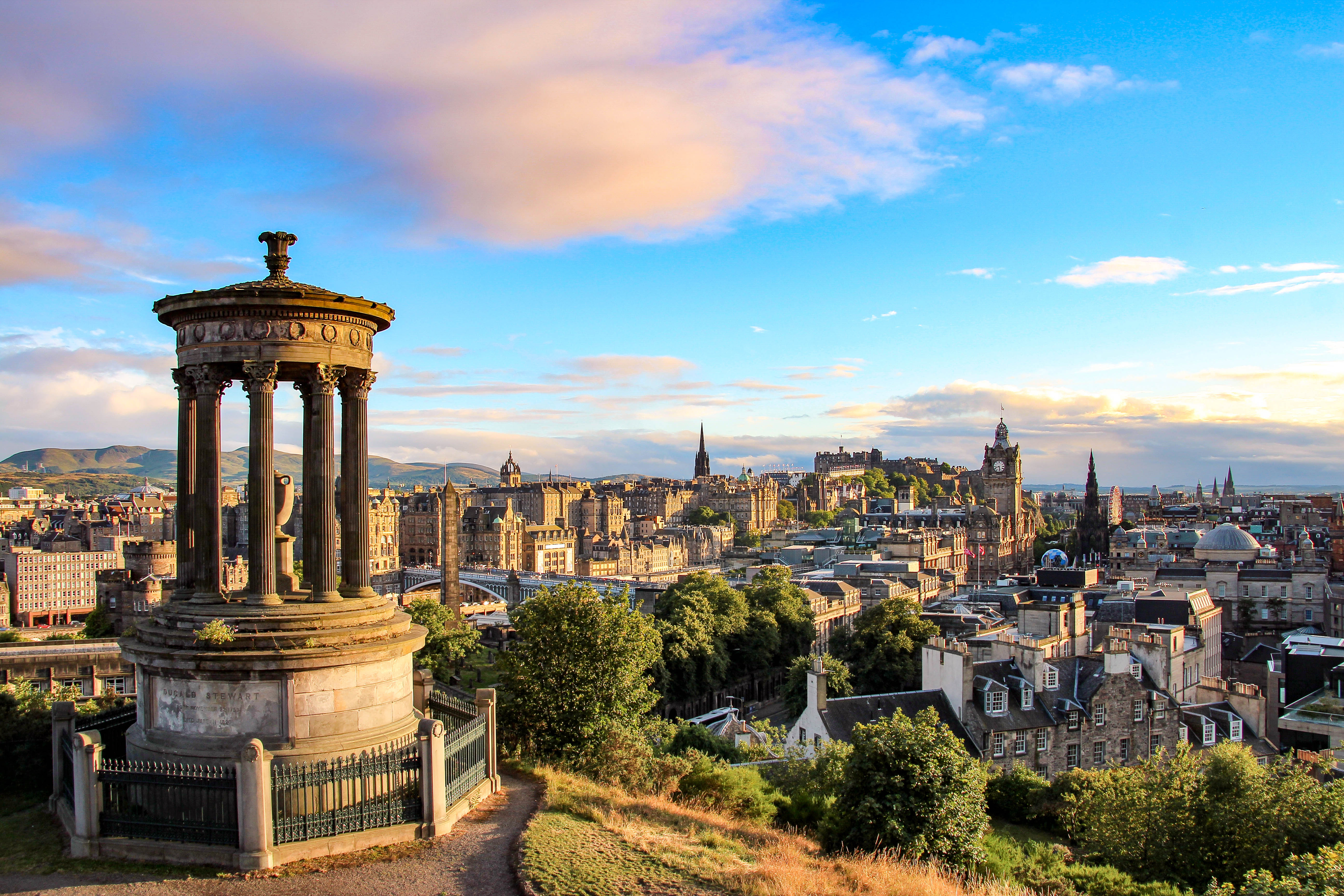 Edinburgh city landscape