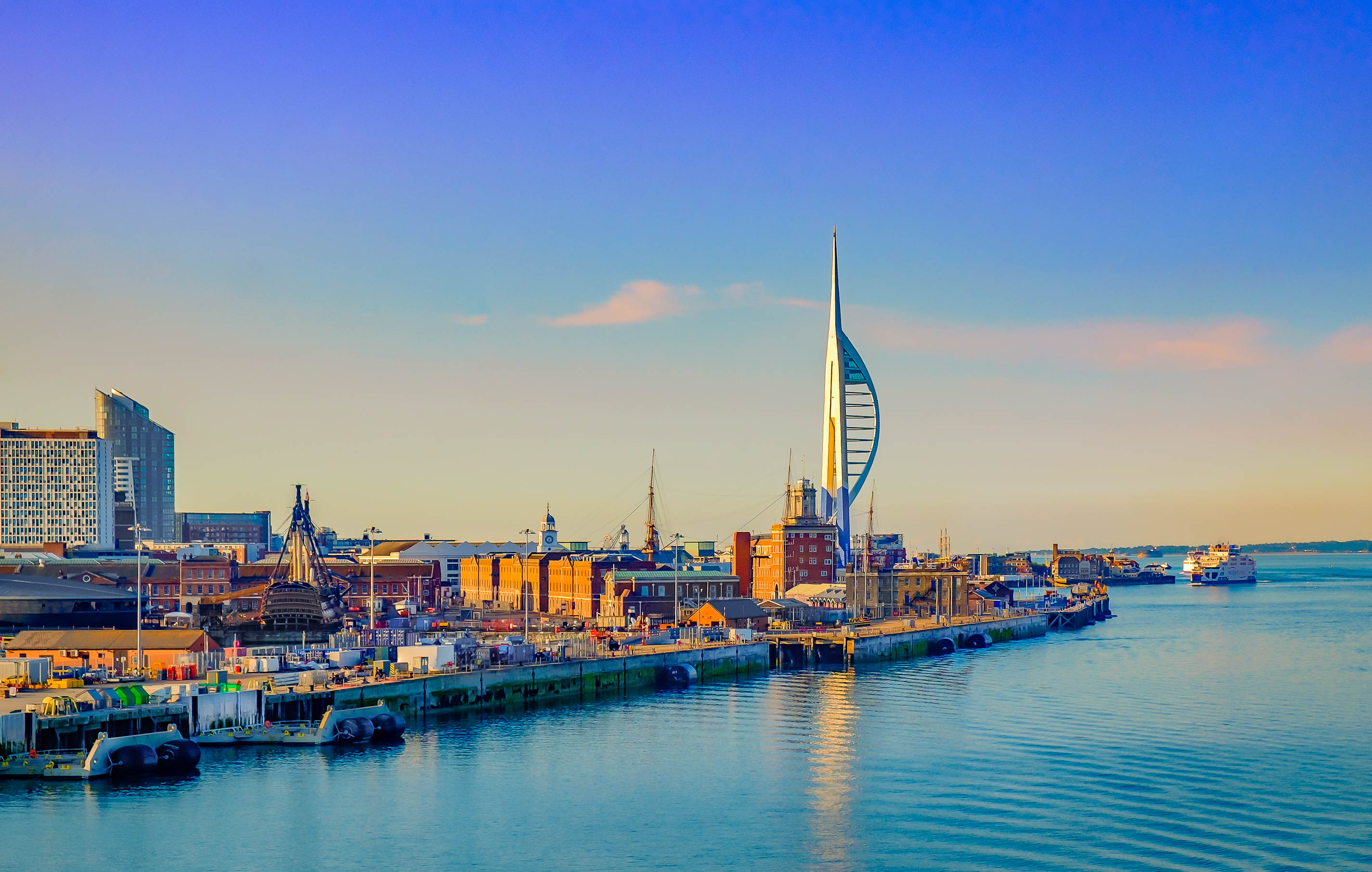 Portsmouth city landscape