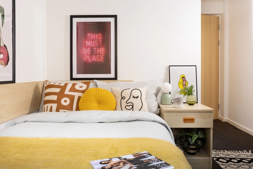 Bed in an En-suite room