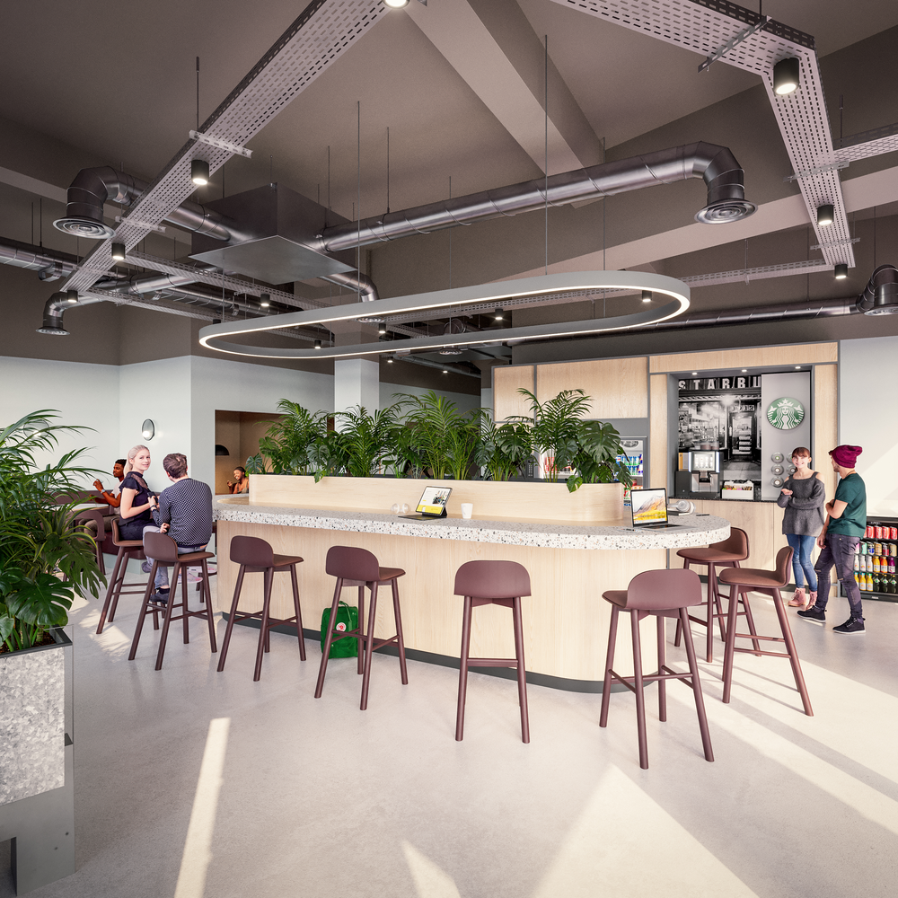 Market Place Cafe (representative CGI)