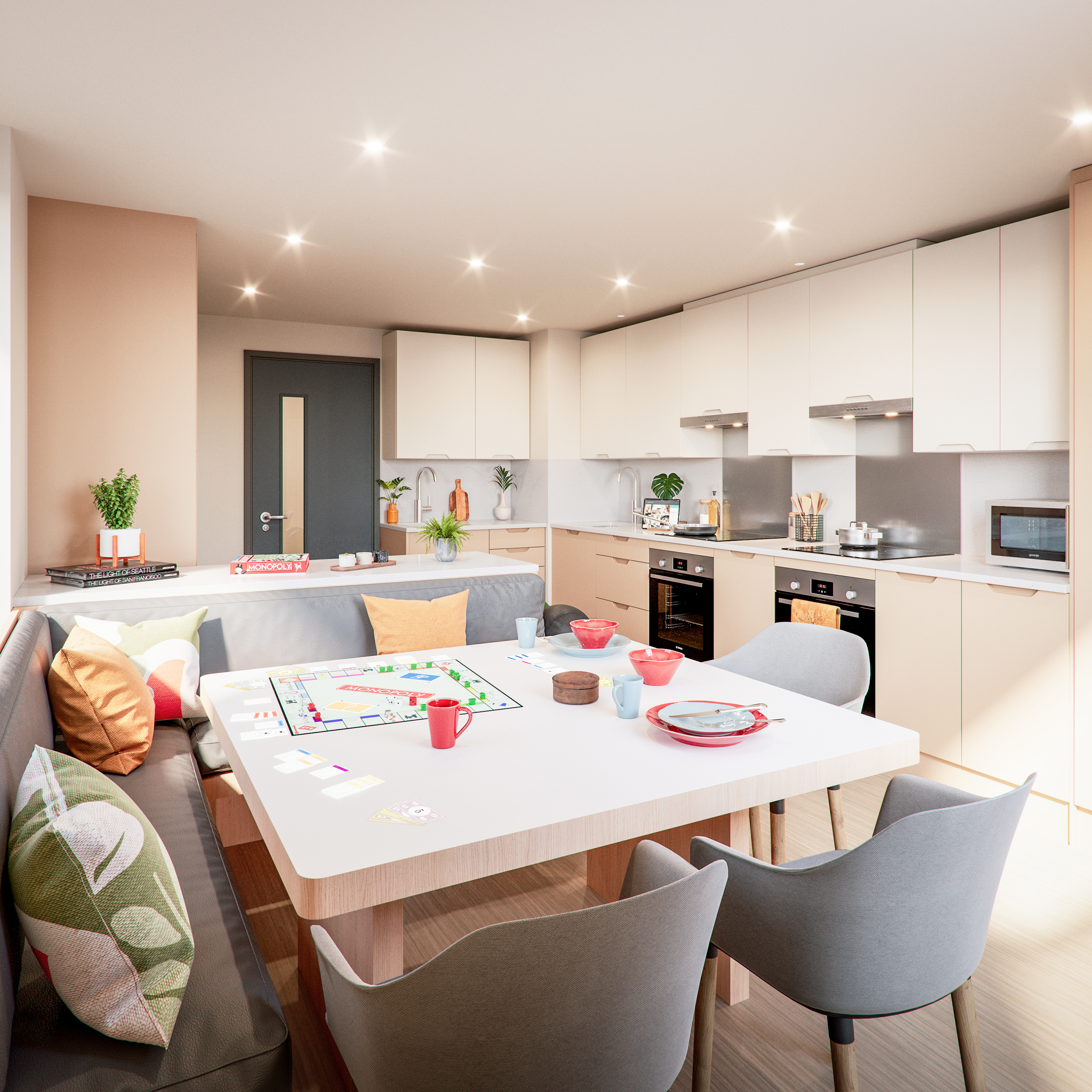 Shared kitchen (CGI)